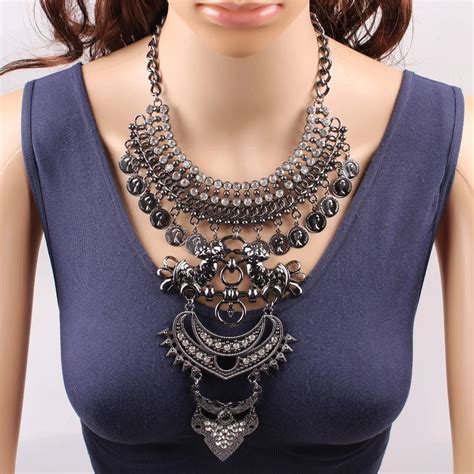 large ladies statement necklace.